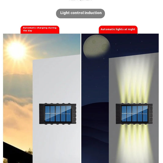תאורת קיר סולארית SolarLux